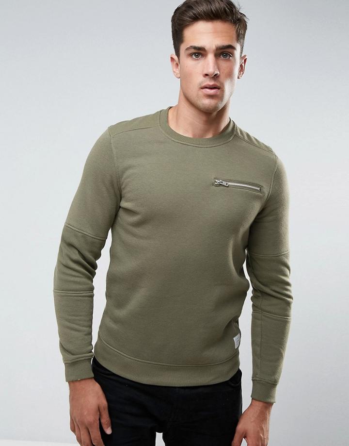 Jack & Jones Crew Neck Sweatshirt - Green