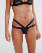 Minimale Animale Bandit Lava Bikini Bottoms - Black