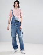 Lee Stonewash Overall - Blue