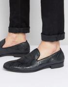 Dune Slipper Loafers In Black - Black