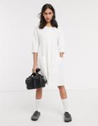 Lf Markey Samuel Smock Mini Dress In White
