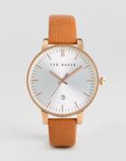 Ted Baker Kate Leather Watch In Tan - Tan