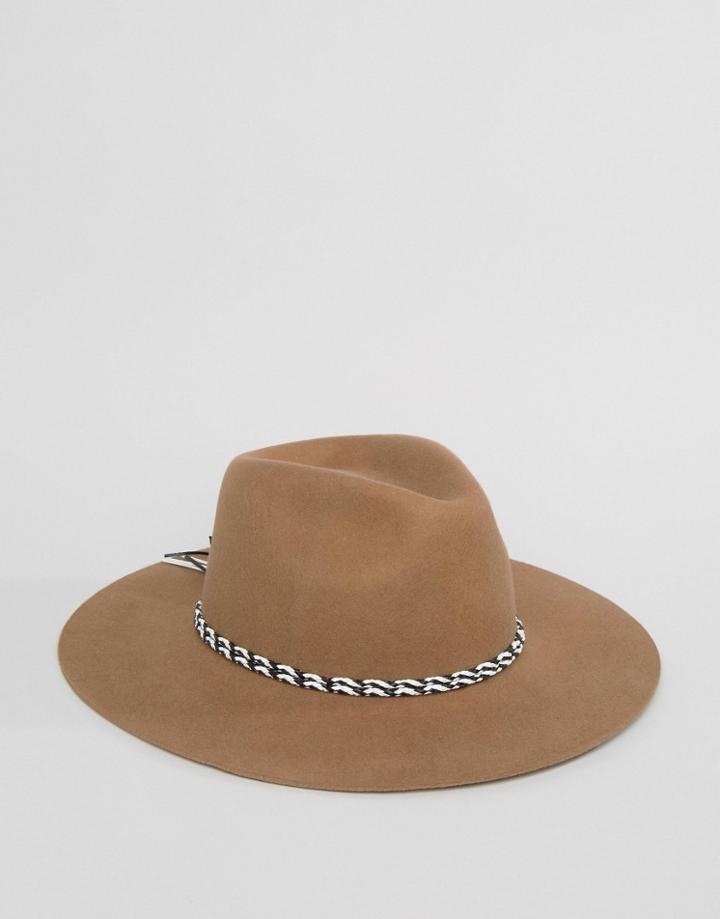 Brixton Midland Fedora Hat - Tan
