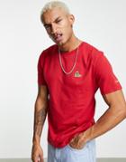 Timberland Boot Logo T-shirt In Red
