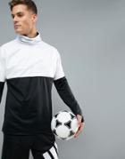 Adidas Football Training Sweat In Monochrome In Black Ce8165 - Black
