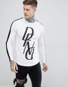 Dfnd Initials Long Sleeve Top - White