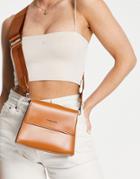 Claudia Canova A-line Crossbody Bag In Tan-brown