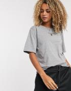 Cheap Monday Perfect T-shirt With Text Logo-gray