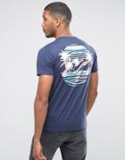 Friend Or Faux Thorpe Back Print T-shirt - Blue