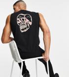 Bolongaro Trevor Tall 3d Skull Print Tank-black