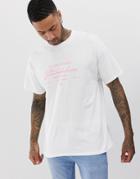 Boohooman T-shirt With Standalone Print In White - White