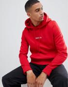 Brooklyn Supply Co Hoodie With Respect Print In Red - Red