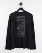 Allsaints Freq Long Sleeve Top In Black