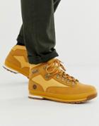 Timberland Euro Hiker Boots In Mid Wheat-beige