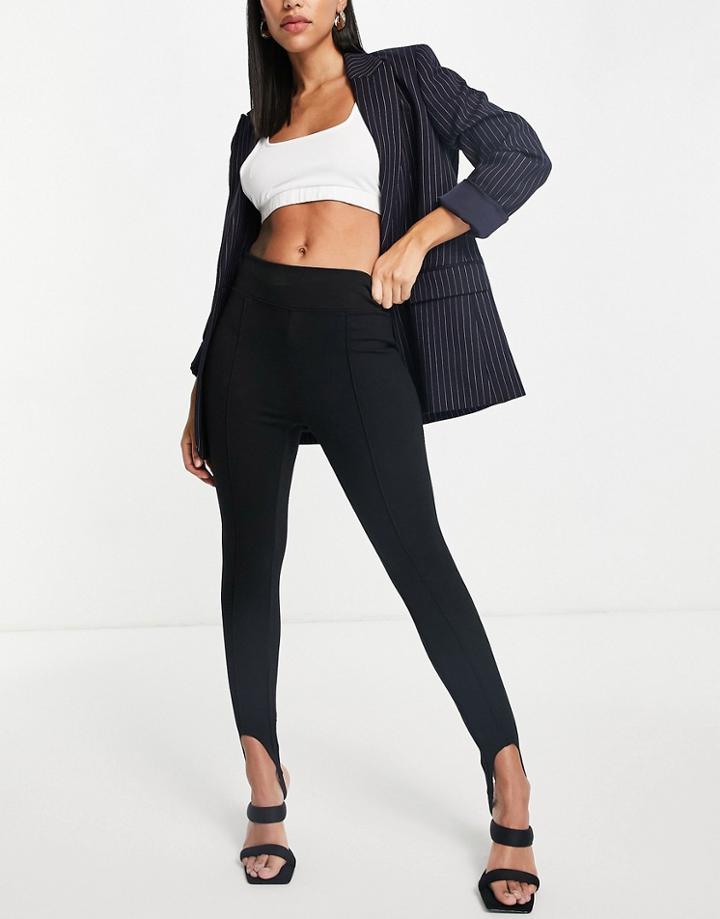 & Other Stories Stirrup Leggings In Black