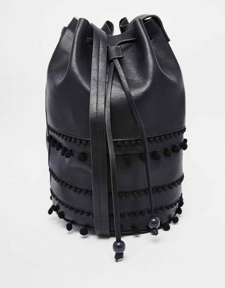Gracie Roberts Ra Ra Drawstring Bag - Black