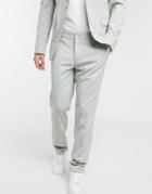 Esprit Slim Suit Pants In Mint-green