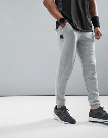 Dissident Fleece Gym Joggers - Gray