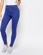 Missguided Vice Highwaisted Skinny Jean - Brady Blue