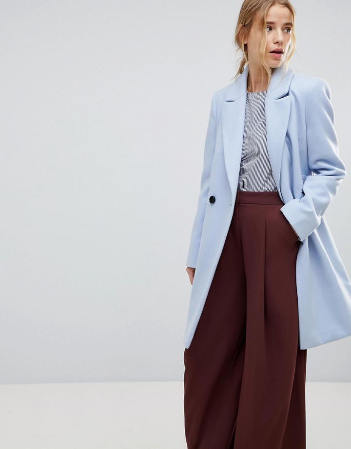 Miss Selfridge Tailored Coat - Blue