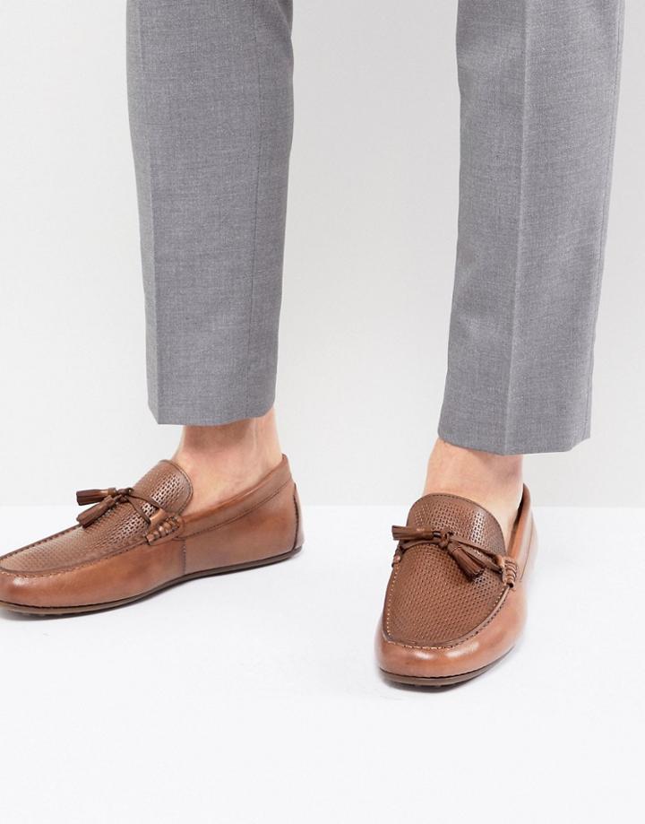Aldo Freinia Leather Tassel Loafers - Tan