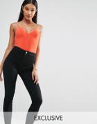 Club L Cami Strap Body - Cherry Tomato