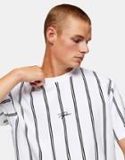 Topman Signature Stripe T-shirt In White