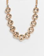 Asos Design Necklace In Vintage Style Chain In Gold Tone