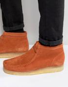 Clarks Originals Wallabee Boots - Orange
