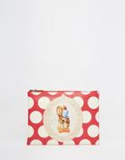 Vivienne Westwood Clutch Bag With Bunny Rabbit In Red - Red