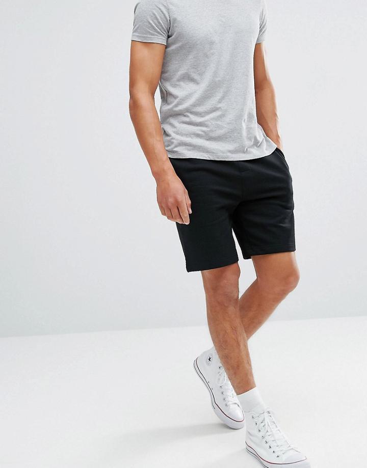 Brave Soul Basic Jersey Shorts - Black
