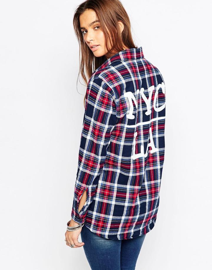 Vintage Havana Nyc Checked Shirt