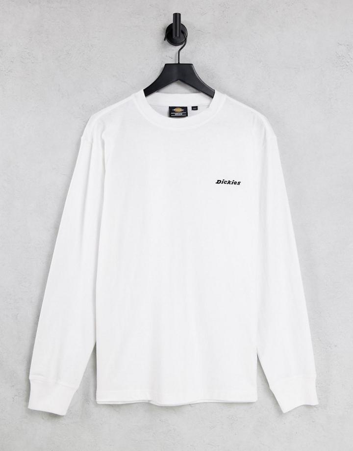 Dickies Loretto Long Sleeve T-shirt In White