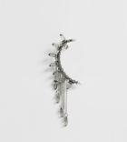 Reclaimed Vintage Inspired Statement Ear Cuff With Stone Detail In Silver Exclusive To Asos - Silver