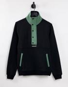 Parlez Verl Button-down Sweat In Black