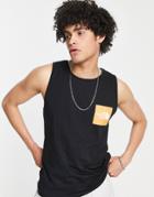 The North Face Galahm Graphic Tank Top In Black