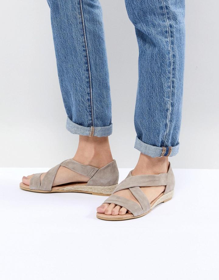 Office Hallie Suede Espadrille Sandals - Beige