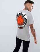Cheats & Thieves Ballers Back Print T-shirt - Gray