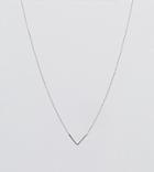 Designb Triangle Necklace In Sterling Silver - Silver