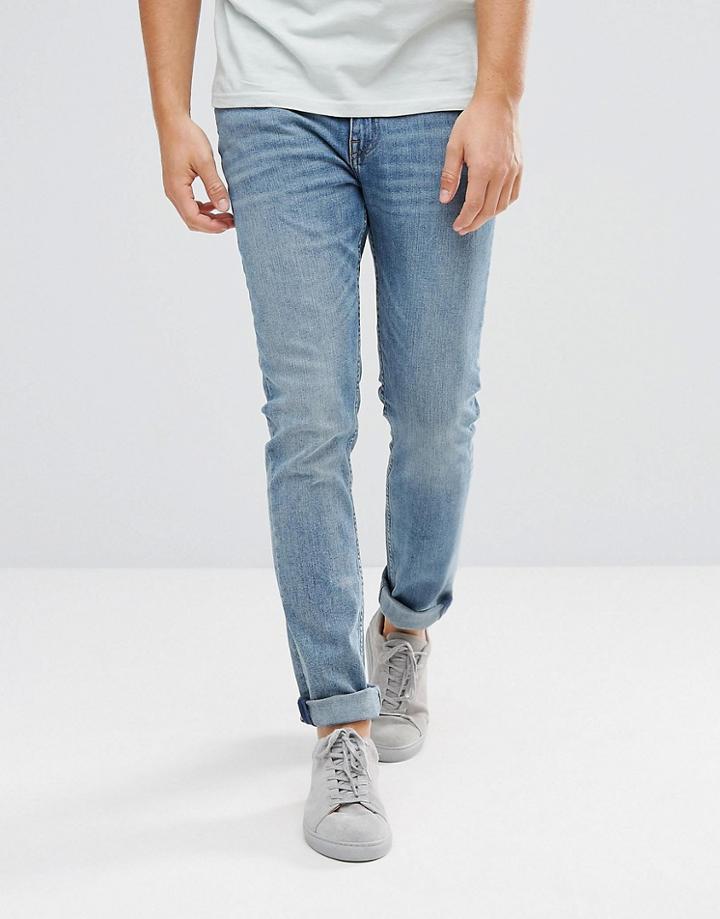 Cheap Monday Sonic Slim Jeans Crew Blue - Blue