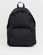 Armani Exchange Logo Backpack In Black - Black