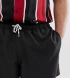 Asos Design Plus Swim Shorts In Black Short Length