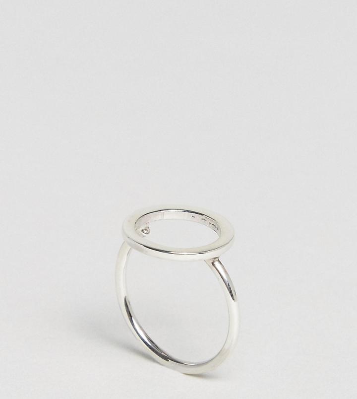 Kingsley Ryan Sterling Silver Cut Out Disc Ring - Silver