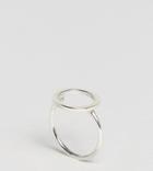 Kingsley Ryan Sterling Silver Cut Out Disc Ring - Silver