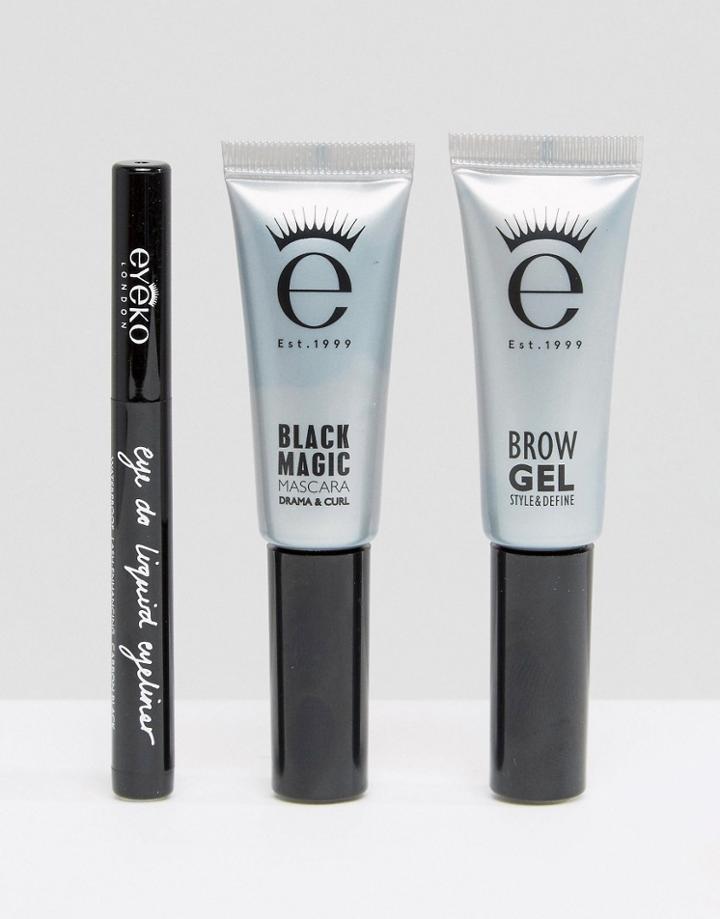 Eyeko Mini Eye And Brow Set - Black