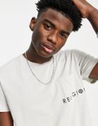 Religion Logo Pocket T-shirt In Ivory-neutral