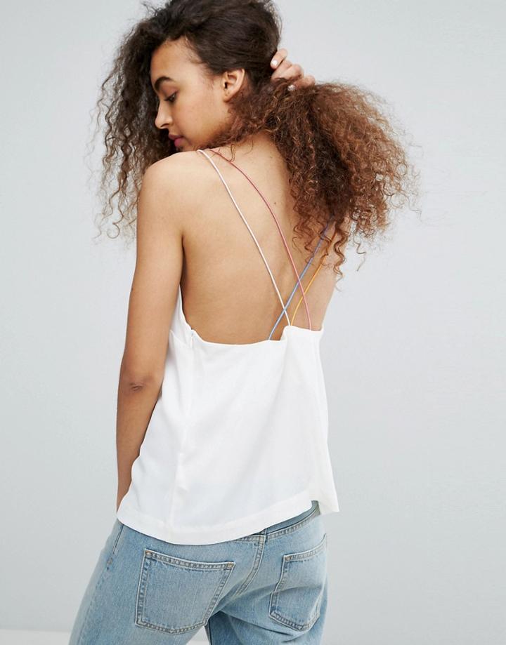Weekday Cami With Multi Color Straps - Multi