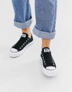 Converse Chuck Taylor All Star Ox Rise Sneakers In Black
