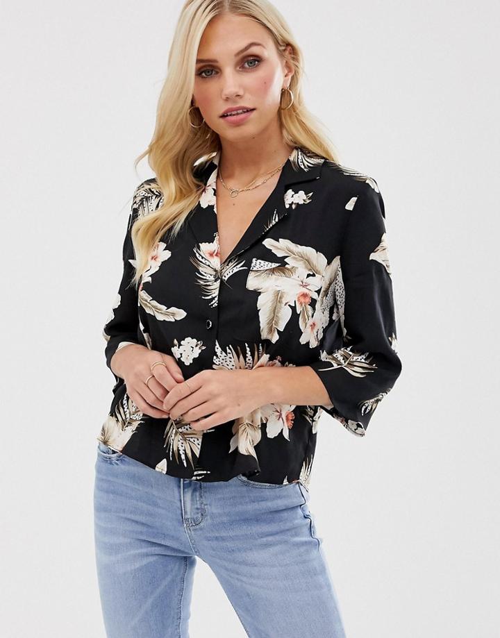 River Island Shirt In Hawaiian Print