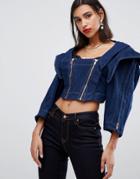 Vivienne Westwood Anglomania Metal Jacket - Blue